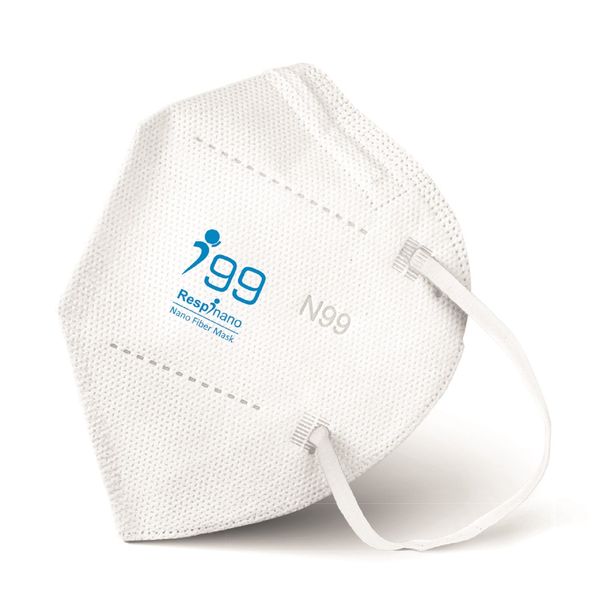 ماسک تنفسی ریما مدل وی تایپ N99 نانوالیاف بسته 10عددی