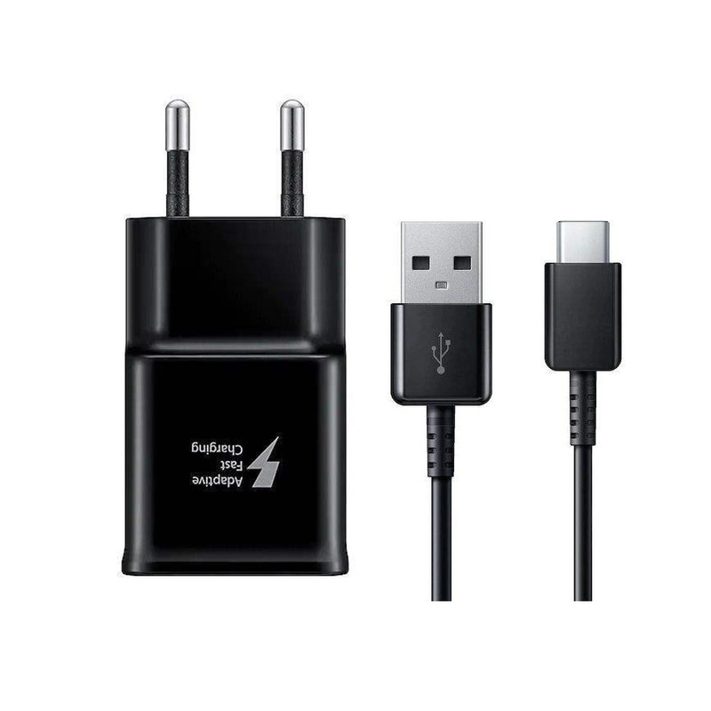 شارژر دیواری 15 وات مدل Galaxy A50 به همراه کابل تبدیل USB-c