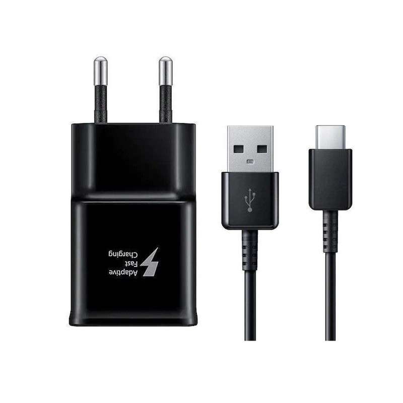 شارژر دیواری 15 وات مدل Galaxy A30/A31/A32/A33/A34/A35 به همراه کابل تبدیل USB-c شارژر دیواری 15 وات مدل Galaxy A30/A31/A32/A33/A34/A35 به همراه کابل تبدیل USB-c