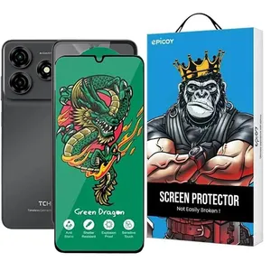 Epicoy Green Dragon ExplosionProof Screen Protector For Redmi 14c/Poco C75 / TCH One