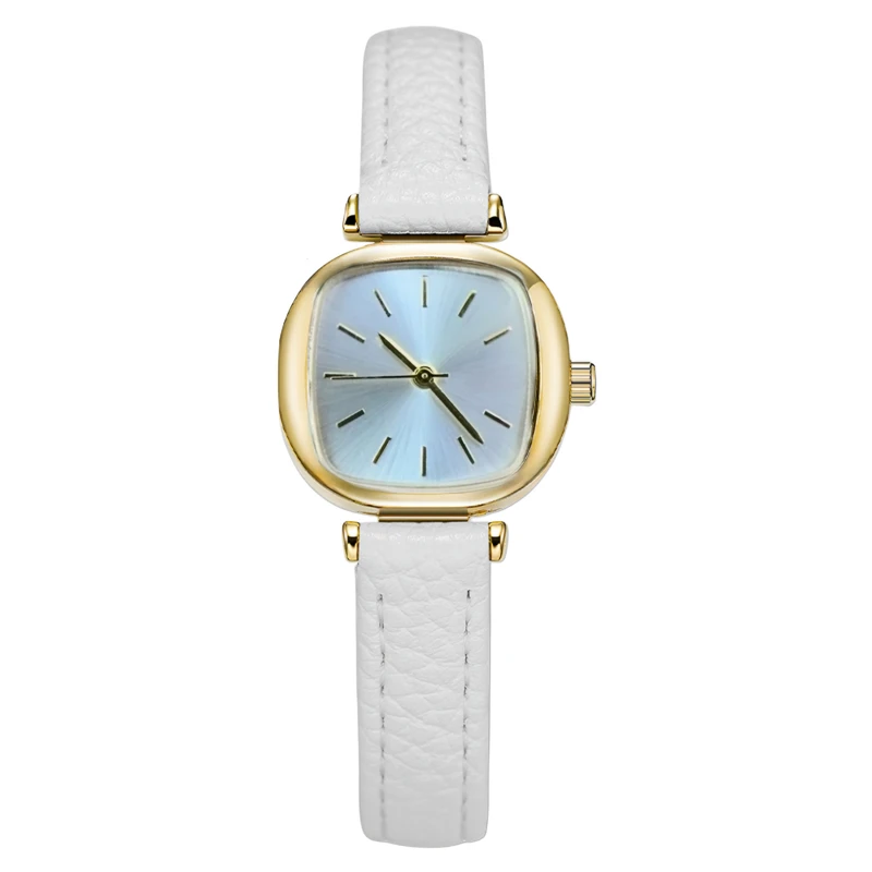 ساعت مچی عقربه‌ای کوارتز زنانه مدل مینیمال کلاسیک بند چرم کد 2