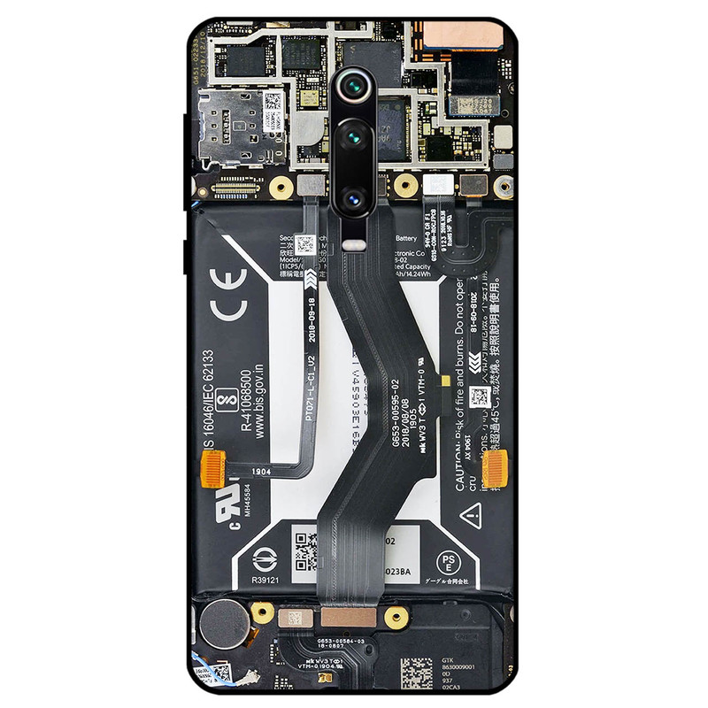 کاور مگافون طرح برد موبایل مدل 8004 مناسب برای گوشی موبایل شیائومی Mi 9T / Mi 9T Pro