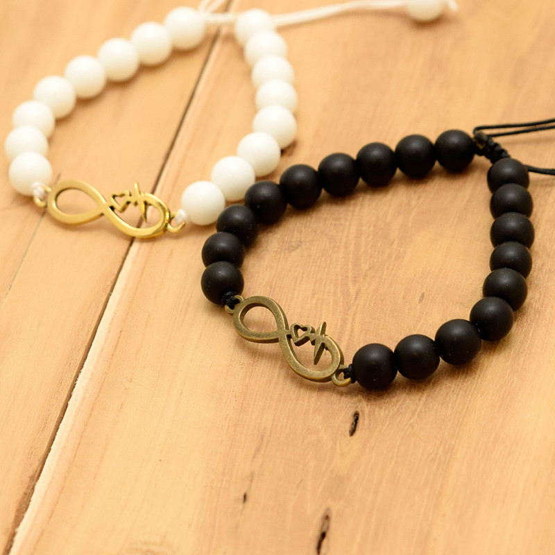 دستبند مدل بی نهایت B1 مجموعه دو عددی