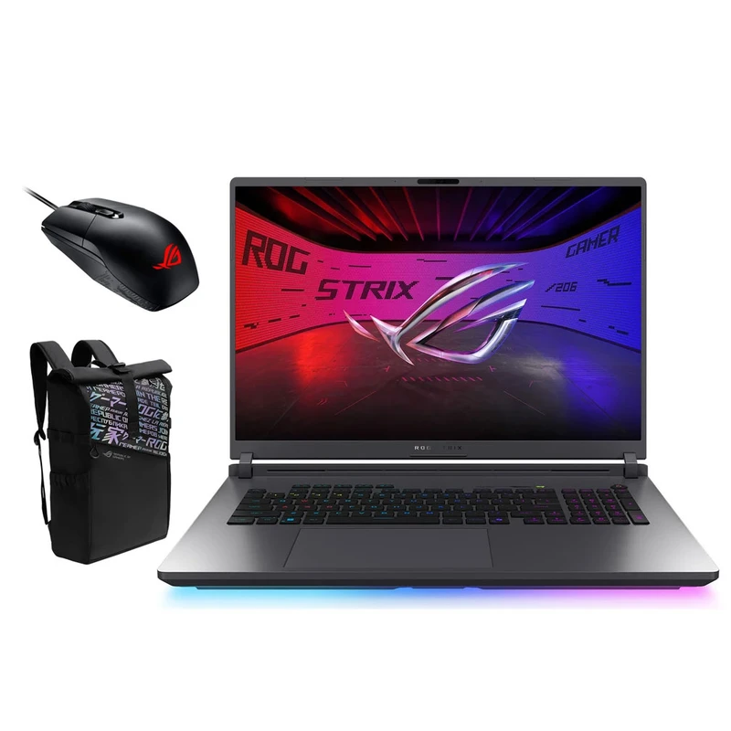 لپ تاپ 18 اینچی ایسوس مدل ROG Strix G18 (2025) G815LR-Core Ultra 9 275HX-RTX5070Ti 12GB-16GB DDR5 5600MHz-2TB SSD-WUXGA 144Hz به همراه کیف و ماوس - کاستوم شده