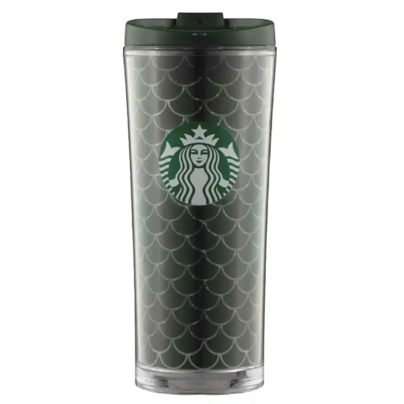 ماگ سفری استارباکس مدل پولکی گنجایش 0.390 لیتر