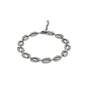 دستبند نقره زنانه مدل ۰۰۲