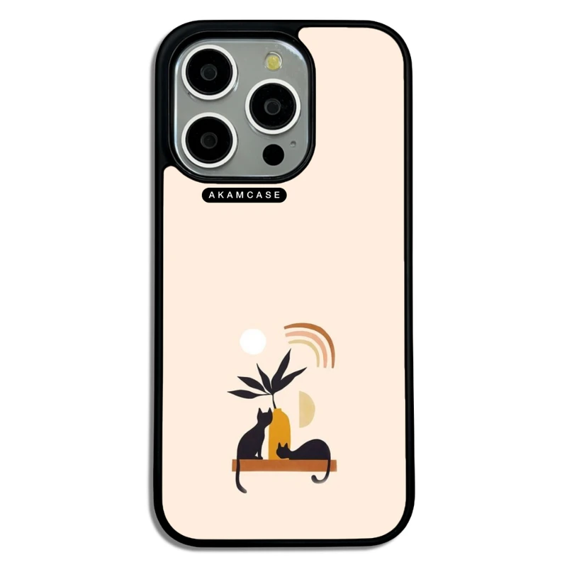کاور آکام مدل AMC-WA15PRO-CATS-27 مناسب برای گوشی موبایل اپل iPhone 15 Pro