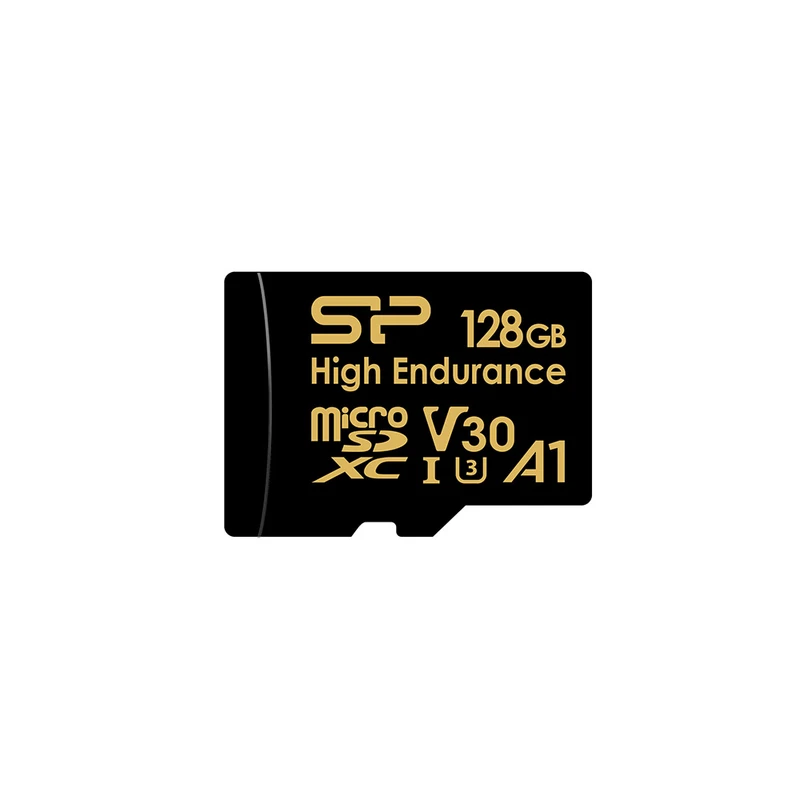 کارت حافظه microSDHC سیلیکون پاور مدل Golden series Superior کلاس 10 استاندارد UHS-I U3 سرعت 10MBps ظرفیت 128 گیگابایت