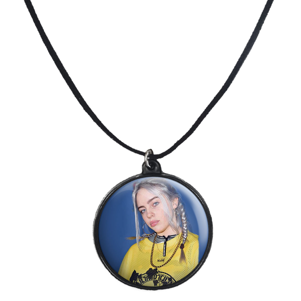 گردنبند پرمانه طرح بیلی آیلیش کد pmb.7496 مدل دو طرفه