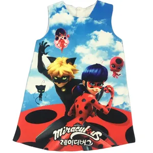 پیراهن دخترانه مدل دخترکفشدوزکی 2