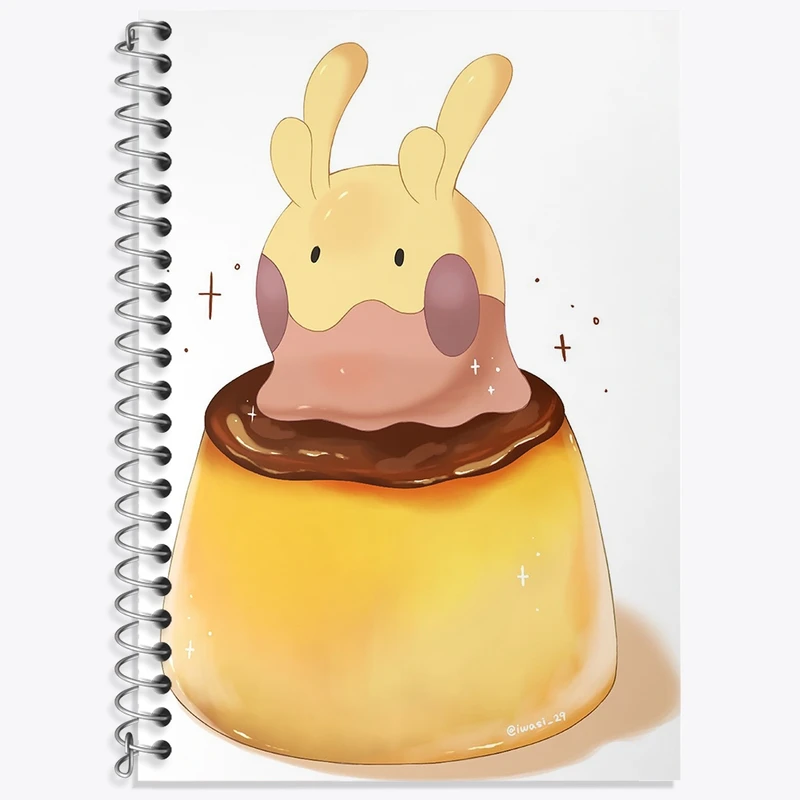 دفتر زبان 50 برگ خندالو مدل دو خط طرح بازی پوکمون (pokemon) کد 32695