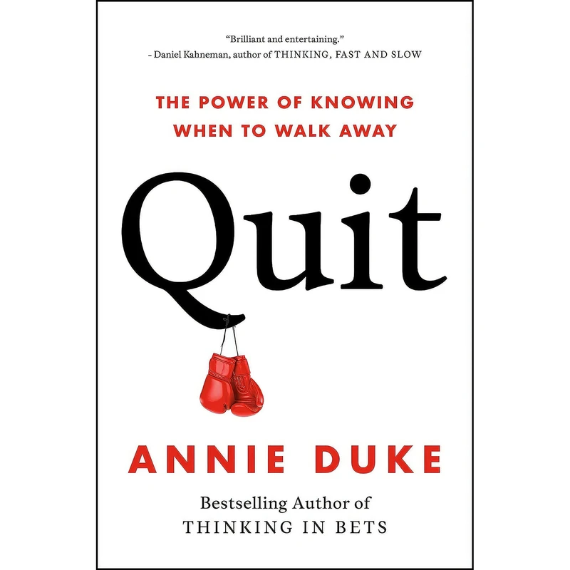 کتاب Quit اثر Annie Duke انتشارات Portfolio
