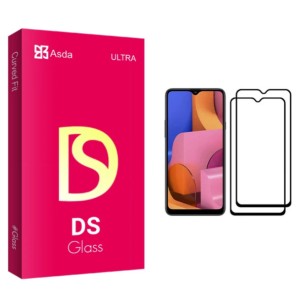 محافظ صفحه نمایش آسدا مدل DS glass مناسب برای گوشی موبایل سامسونگ Galaxy A20s بسته دو عددی