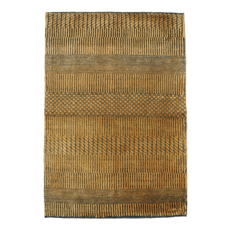 گبه دستباف یک متری طرح مدرن کد 40303491