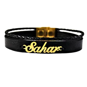 دستبند نقره زنانه طرح اسم سحر