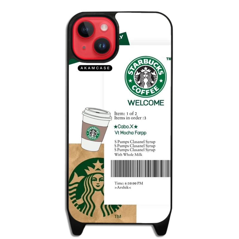 کاور آکام مدل AMCWLA15PLUS-STARBUCKS5 مناسب برای گوشی موبایل اپل iPhone 15 Plus