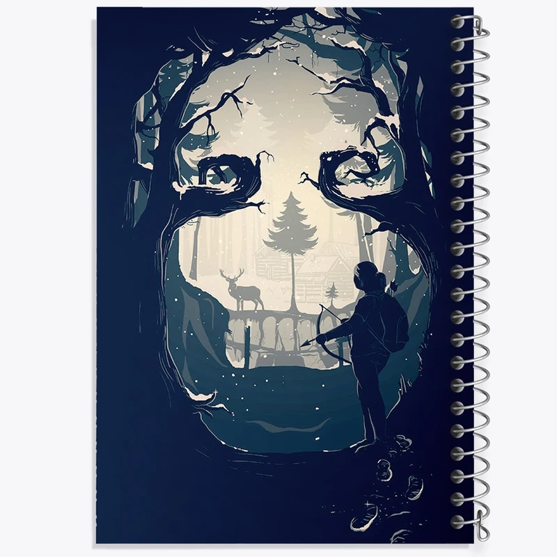 دفتر مشق 100 برگ خندالو طرح لست آف آس (The Last Of Us) کد F10