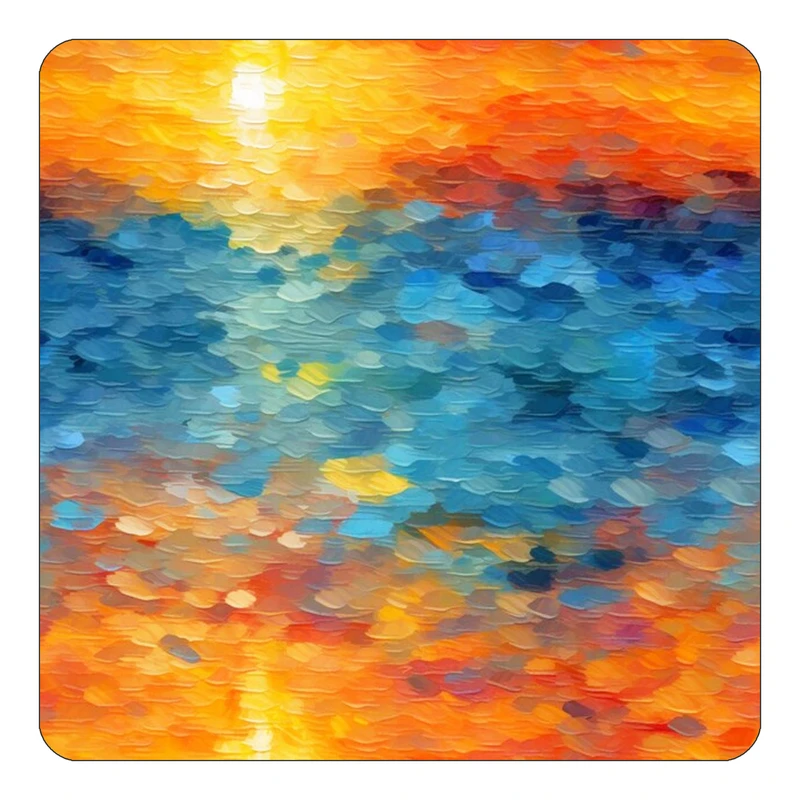 مگنت کاکتی طرح نقاشی رنگ روغن مدل mp72459