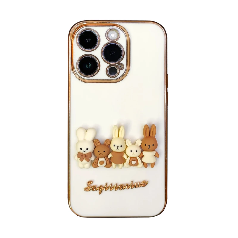 کاور طرح خانواده خرگوش کد 01 مناسب برای گوشی موبایل اپل iphone 14 Pro