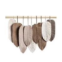 دیوارکوب بافتنی مدل مکرومه طرح برگ کد 4735