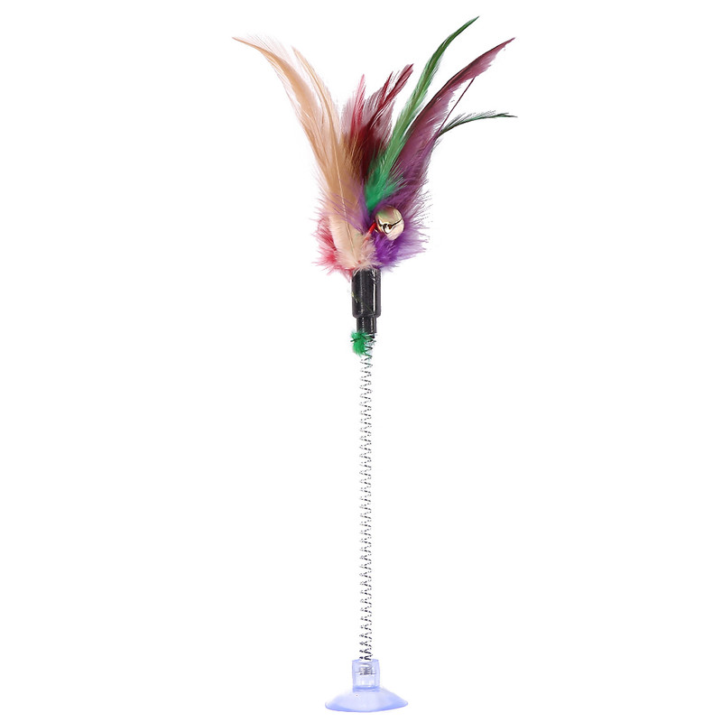 اسباب بازی سگ و گربه مدل Teasery Wands کد Flying Feathring