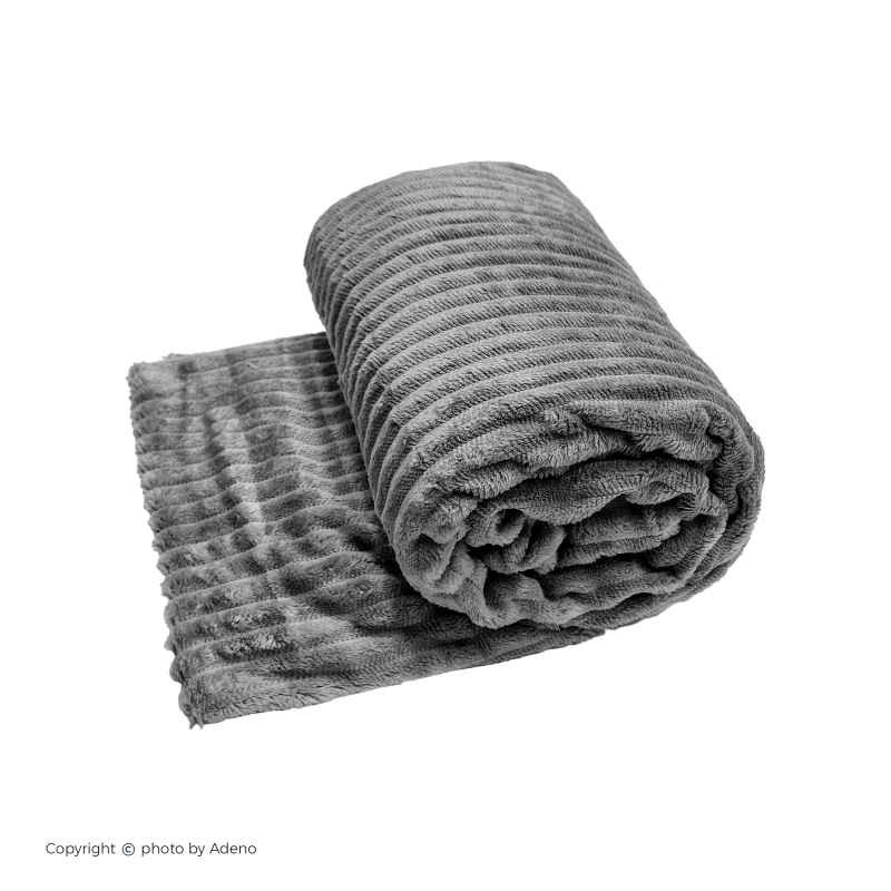 ملحفه مخمل آدنو کد PM01 دونفره سایز 180x200 سانتی متر