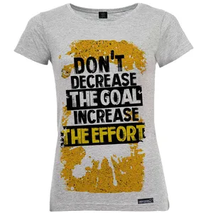 تی شرت آستین کوتاه زنانه 27 مدل The Effort کد MH1194