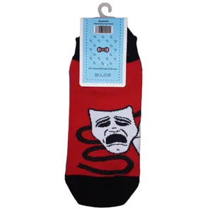 جوراب ساق کوتاه مدل ماسک خوشحال بسته 2 عددی