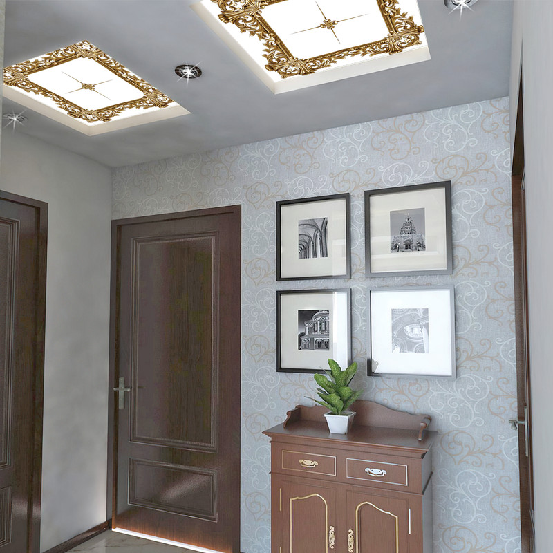 تایل سقفی آسمان مجازی مدل CP-12101 سایز 60x60 سانتیمتر بسته 8 عددی