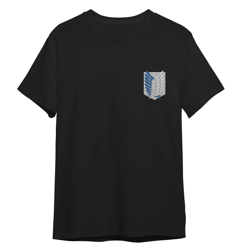 تی شرت آستین کوتاه مردانه مدل حمله به تایتان کد 0827