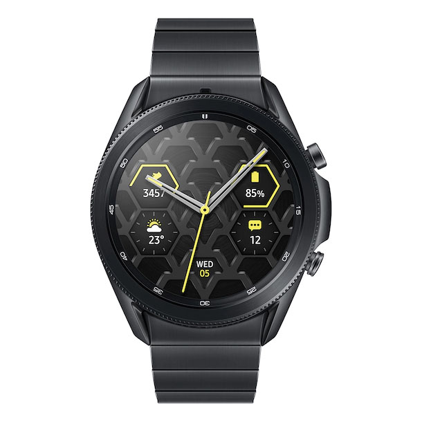 قیمت ساعت هوشمند سامسونگ مدل Galaxy Watch3 Titanium 45mm بند فلزی