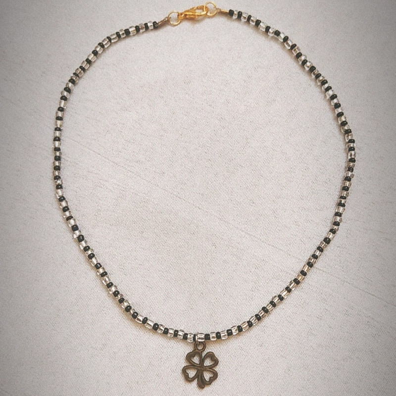 گردنبند دخترانه مدل شبدر