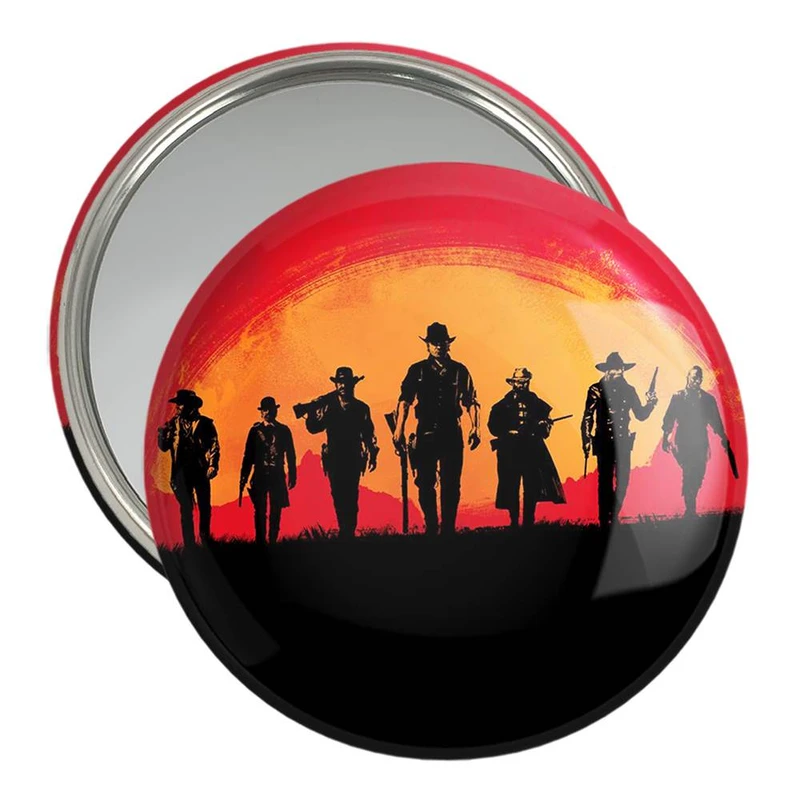 آینه جیبی خندالو مدل رد دد Red Dead  کد 10291