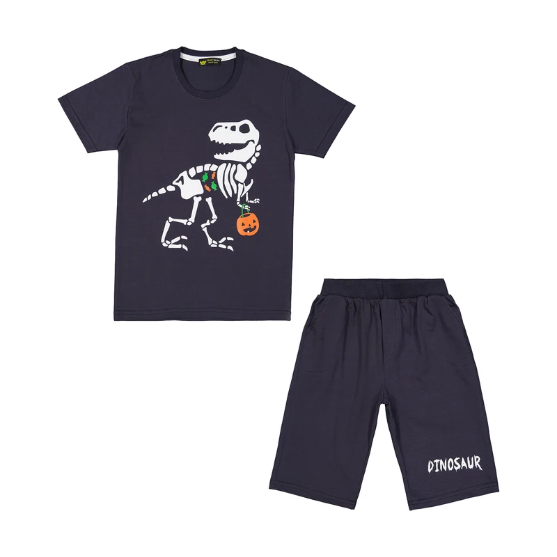 ست تی شرت و شلوارک پسرانه خرس کوچولو مدل 2011281-94