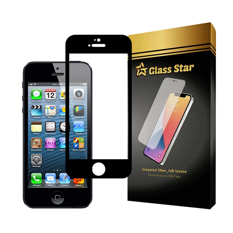 محافظ صفحه نمایش سرامیکی گلس استار مدل CRMSNWGS مناسب برای گوشی موبایل اپل iPhone 5s / iPhone SE 2016