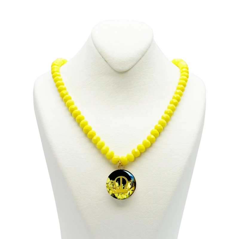 گردنبند زنانه آلتین هنر بزازیان مدل روکش طلا تاج