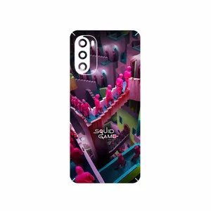 MAHOOT Squid Game Cover Sticker for Motorola Moto G52