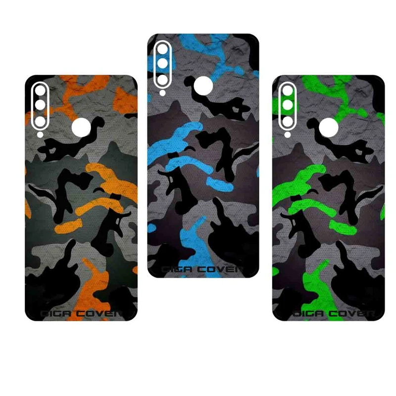 محافظ پشت گوشی گیگا کاور کد 3set army مناسب برای گوشی موبایل هوآوی P30 LITE مجموعه 3 عددی