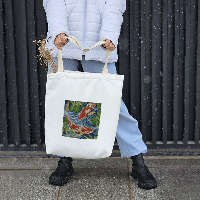 ساک خرید خندالو طرح ماهی قرمز کد 10354