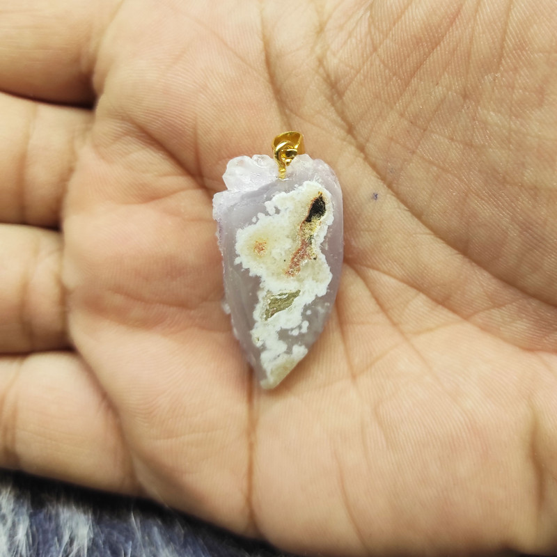 آویز گردنبند مدل کریستال امیتیست کدA77930