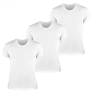 زیرپوش آستین‌دار یقه گرد مردانه تکنام مدل A01-KB مجموعه 3 عددی