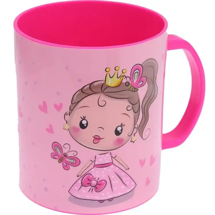 لیوان کودک طرح دختر زرافه کد 8866