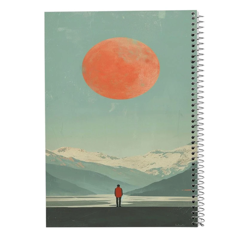 دفتر شطرنجی 50 برگ مدوپد طرح ماه کد DF15486