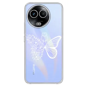 Megafone Butterfly Girl C53-W Cover For Realme 11 5G / 11X