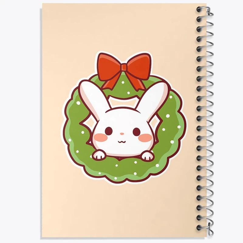 دفتر مشق 50 برگ خندالو مدل کریسمس Christmas کد 22172