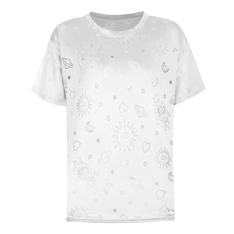 تی شرت آستین کوتاه زنانه مدل W-suneye