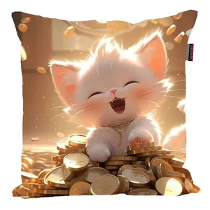 کوسن کودک مدل زیبا گربه بامزه 1307