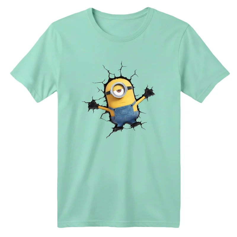 تی شرت آستین کوتاه بچگانه مدل مینیون