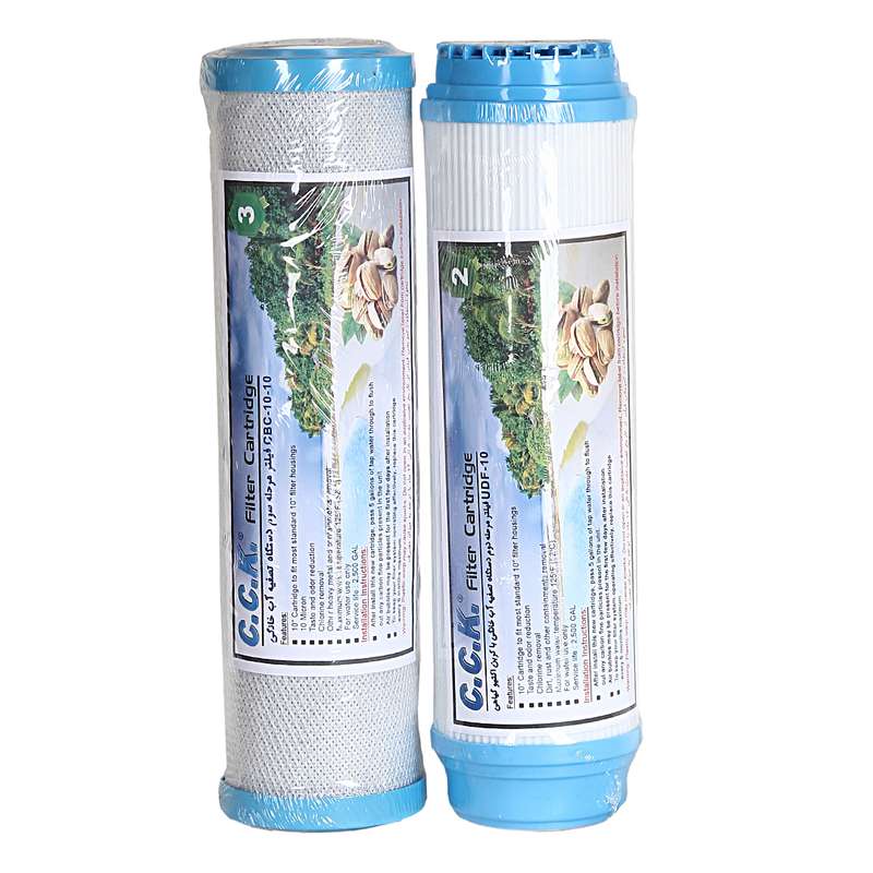 فیلتر دستگاه تصفیه کننده آب سی سی کا مدل c10 مجموعه 2 عددی فیلتر دستگاه تصفیه کننده آب سی سی کا مدل c10 مجموعه 2 عددی
