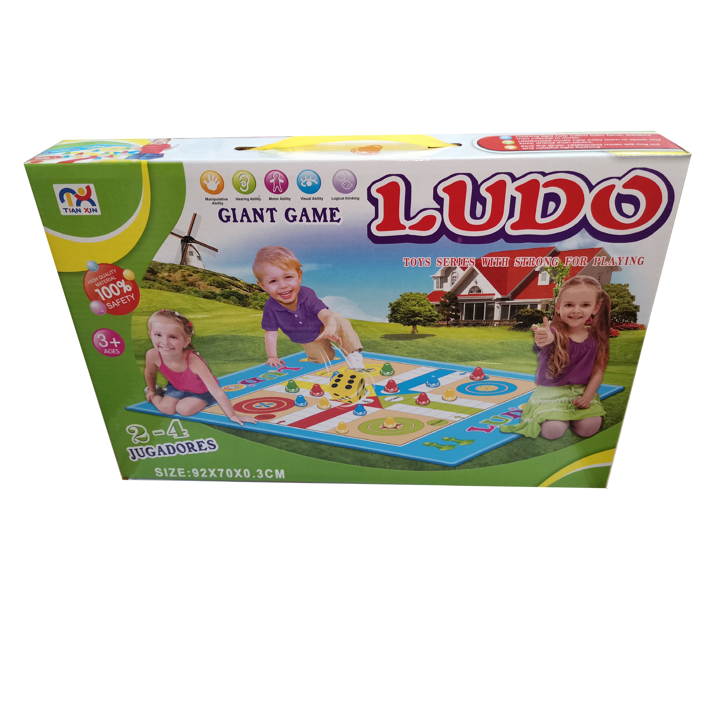 بازی فکری طرح منچ مدل LUDO کد 3310